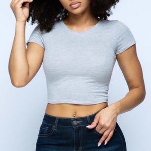 Donna Crop Top - Gray